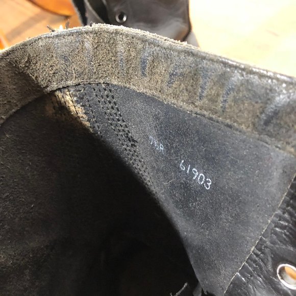 Vintage Men's Leather Combat Boot - Picture 2 of 4